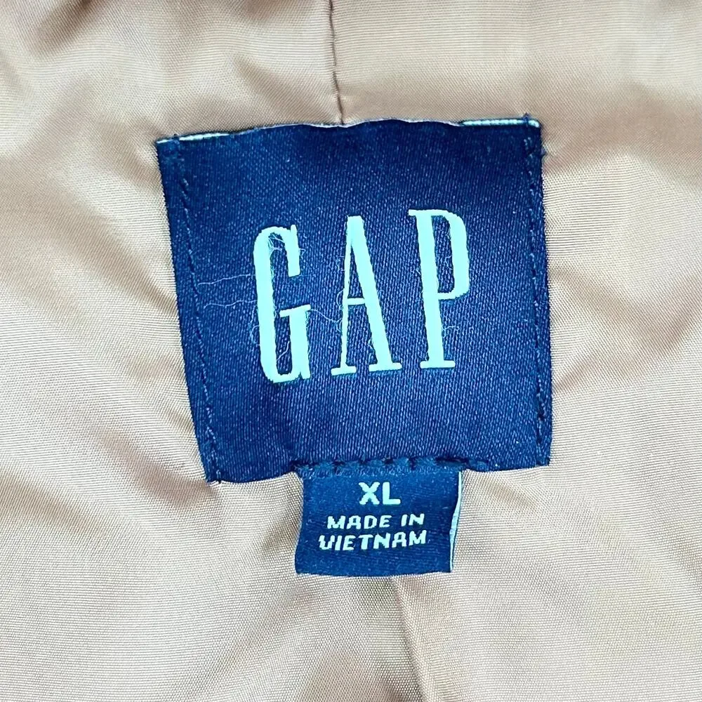 Gap Brown Teddy Sherpa Cozy Fleece Collared Double-Breasted Jacket Coat XL